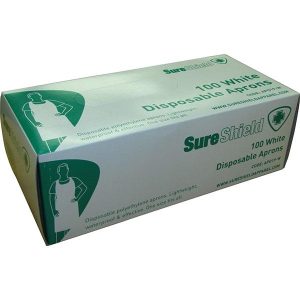 Disposable PE Aprons – White