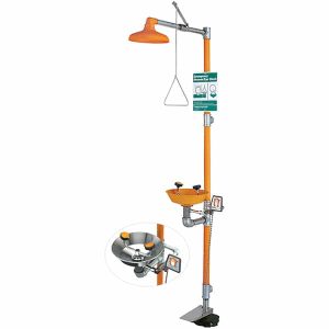 Safety Station with Eye/face Wash Hand and Foot Controls – with Plastic Bowl