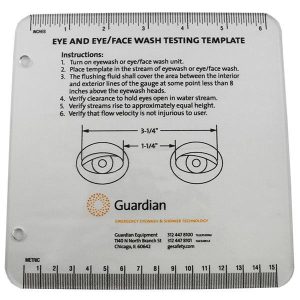 Eye and Facewash Testing Template