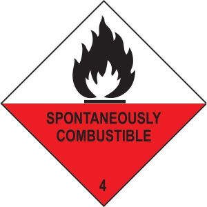 DG Diamond – Class 4.2 Spontaneously Combustible