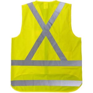 High Visibility TTMC Vests – Yellow – X Back