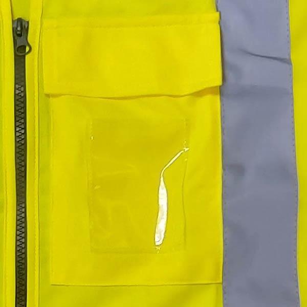 High Visibility TTMC Vests - Yellow - X Back - Image 3