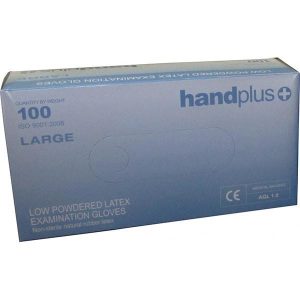 HandPlus Latex Gloves – Low Powder