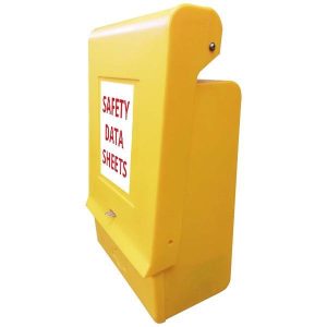 SDS Outdoor Document Locked Box – Yellow