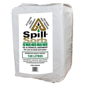 Spill-Sorb Oil & Chemical Absorbent Peat – 120L Compressed Bag