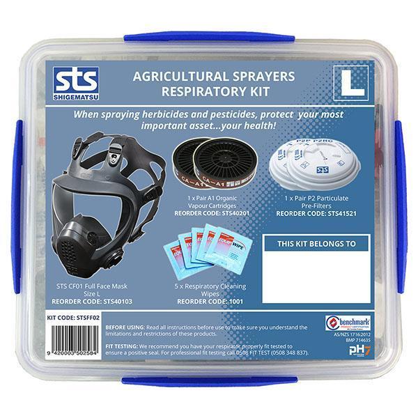 STS Full Face Mask (CF01) - Spraying Respiratory Starter Kit - Image 6