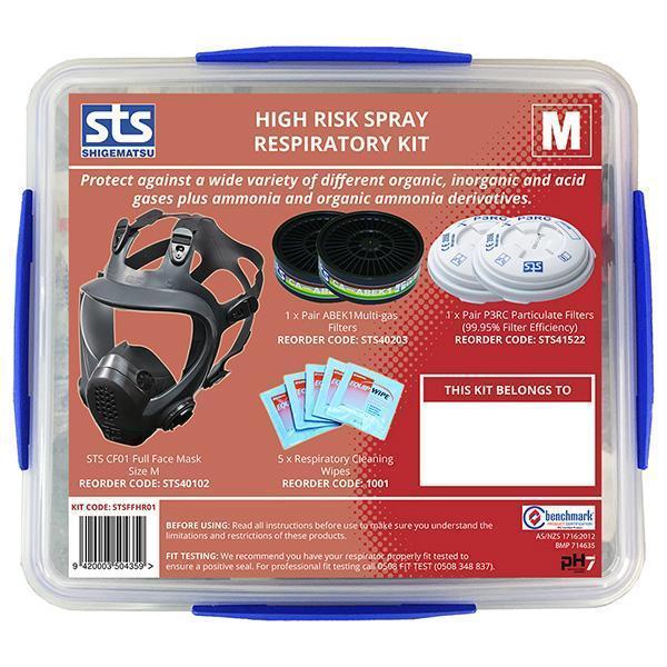 STS Full Face Mask (CF01) - High Risk Spray Respiratory Starter Kit - Image 6