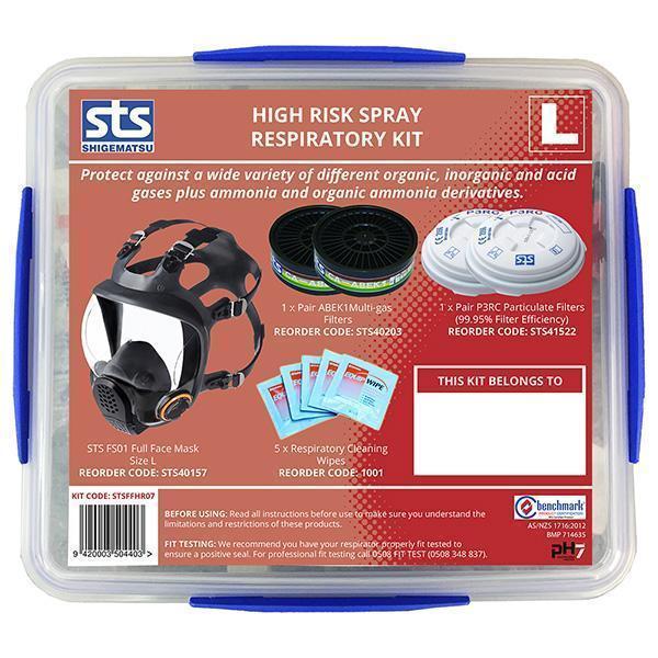STS Full Face Mask (FS01) - High Risk Spray Respiratory Starter Kit - Image 7