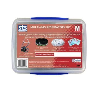 STS Half Face Mask (RS01) – Multi-Gas Respiratory Starter Kit