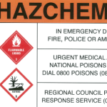 Hazchem Sign Large
